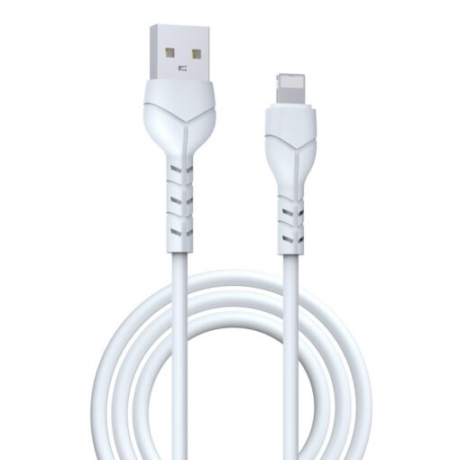 Laadimisjuhe Devia Kintone Lightning 1.0m valge 5V 2.1A - Image 3