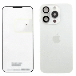 Back Glass (Original) - White, Apple iPhone 15 Pro - 661-35701 (varuosa)