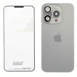 Back Glass (Original) - Natural Titatium, Apple iPhone 15 Pro - 661-35702 (varuosa)