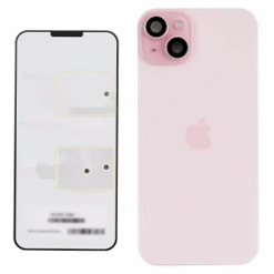 Back Glass (Original) - Pink, Apple iPhone 15 Plus - 661-37209 (varuosa)