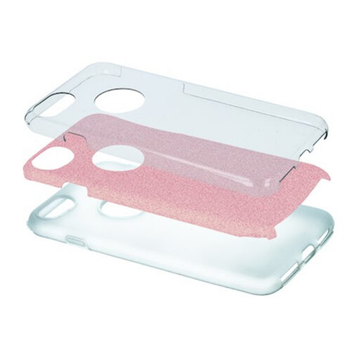 Glitter 3in1 case for Samsung Galaxy A26 pink - Image 6