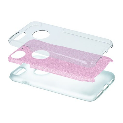 Glitter 3in1 case for iPhone 13 Pro Max 6,7" pink - Image 5
