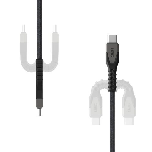 USB-kaabel Rugged Kevlar, USB-C otsik <-> USB-C otsik, 1.5m, eriti vastupidav, Urban Armor Gear (UAG) - Image 5