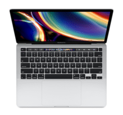 Apple MacBook Pro (13" 2020, 4 TBT3) Hõbedane (uuskasutatud) - Klass B (hea)