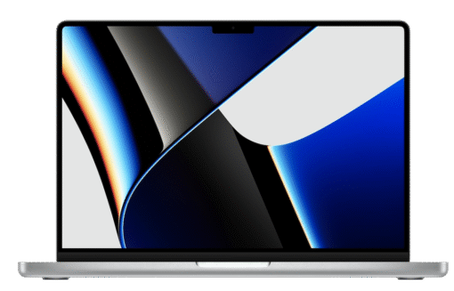 Apple MacBook Pro (14" 2021, M1 Max) Hõbedane (uuskasutatud) - Klass C (üle keskmise)