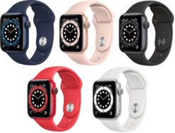 Apple Watch Series 6 44mm GPS Aluminum case (uuskasutatud)