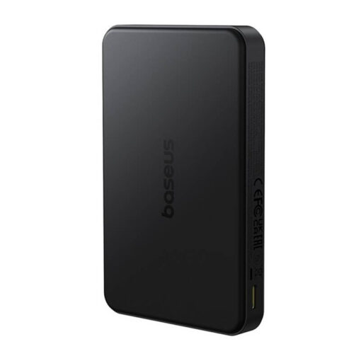 Akupank juhtmevaba laadimisega + USB-C + USB-A pesaga, 10.000 mAh, 22.5W, must, MagSafe ühilduv, Airpow2 Qi2 Magnetic, Baseus - Image 4