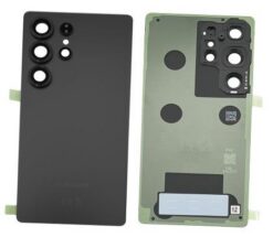 Back cover for Samsung S938 S25 Ultra Titanium Black original (service pack)