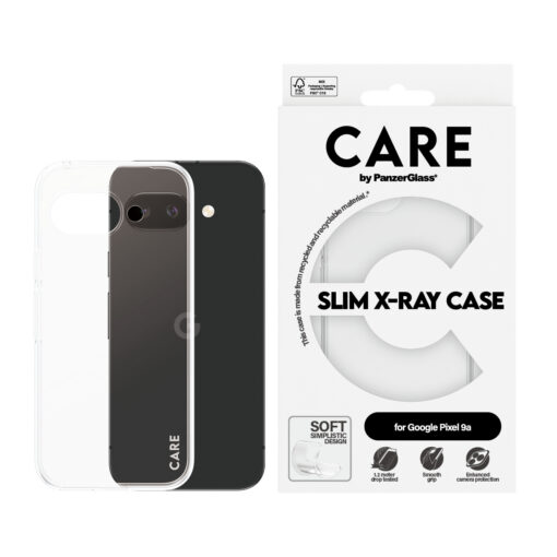 Kaitseümbris Slim X-Ray, Google Pixel 9a, läbipaistev, CARE by PanzerGlass - Image 3