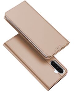 Kaitseümbris kaanega Skin Pro, Samsung Galaxy A56 5G / A36 5G, roosakuldne, Dux Ducis