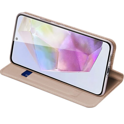 Kaitseümbris kaanega Skin Pro, Samsung Galaxy A56 5G / A36 5G, roosakuldne, Dux Ducis - Image 5