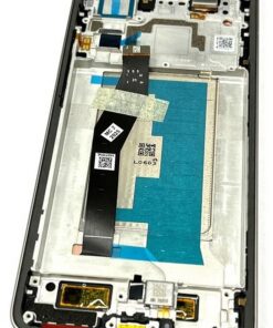 LCD screen Xiaomi 14T 5G with touch screen with frame Titan Blue original (service pack)