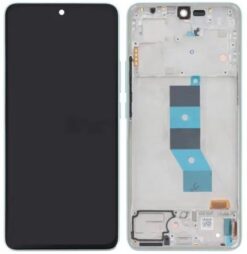 LCD screen Xiaomi Redmi Note 14 5G with touch screen with frame Lavender Purple original (service pack)