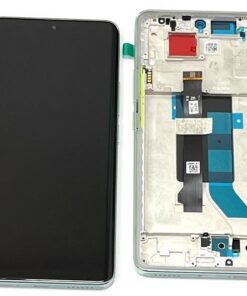 LCD screen Xiaomi Redmi Note 14 Pro 5G with touch screen with frame Coral Green original (service pack)