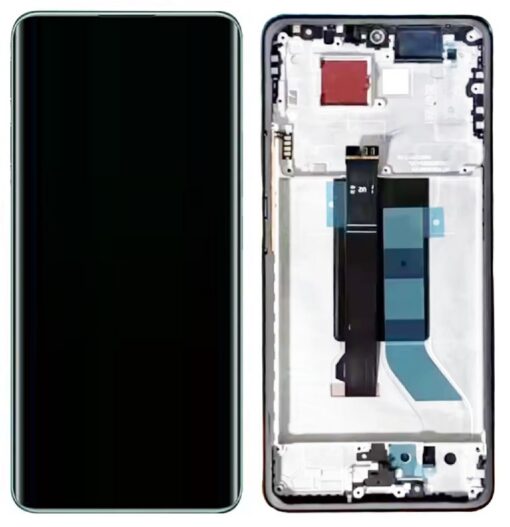LCD screen Xiaomi Redmi Note 14 Pro 5G with touch screen with frame Midnight Black original (service pack)