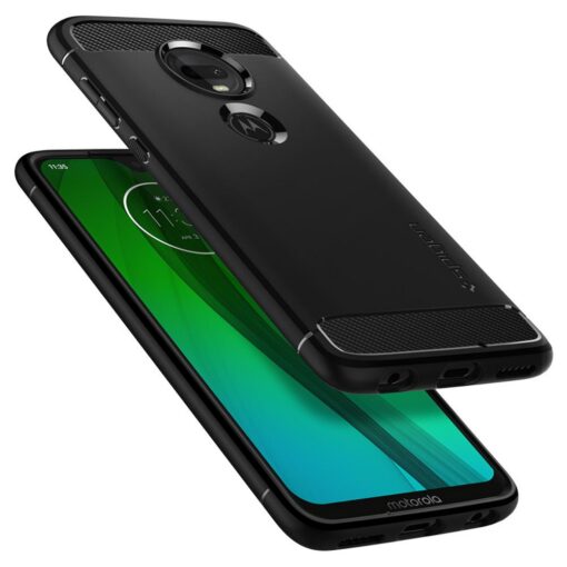 Kaitseümbris Rugged Armor, Motorola Moto G7 / G7 Plus, must, Spigen - Image 2