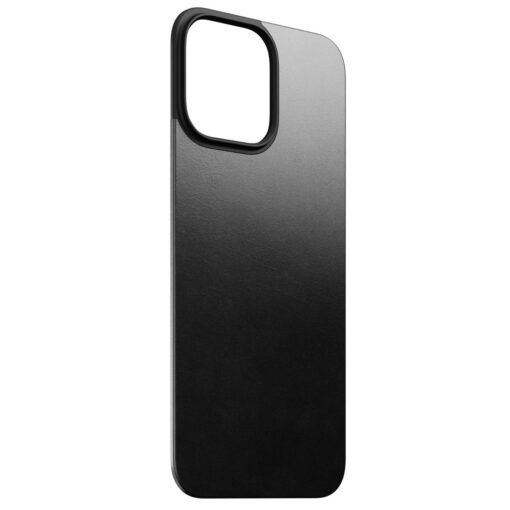 Tagakülje kaitsekaas Magnetic Leather Back, Apple iPhone 16 Pro Max, must, naturaalsest nahast, MagSafe ühilduv, Nomad - Image 3