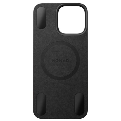 Tagakülje kaitsekaas Magnetic Leather Back, Apple iPhone 16 Pro Max, must, naturaalsest nahast, MagSafe ühilduv, Nomad - Image 4