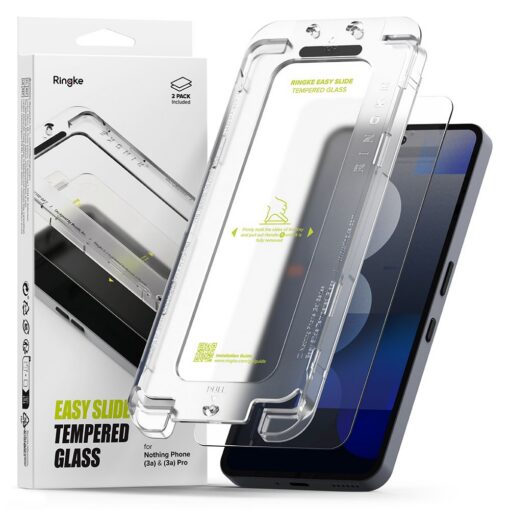 Kaitseklaas Easy Slide, Nothing Phone (3a) / (3a) Pro, komplektis 2tk, Ringke