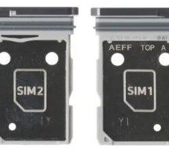 SIM card holder Samsung A566 A56 5G Awesome Lightgrey original (service pack)
