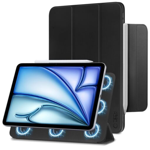 Kaitsekaaned SmartCase Magnetic, Apple iPad Air 11" (2025/2024) / iPad Air 10.9" (2022/2020), must, magnetkinnitusega, Tech-Protect - Image 2