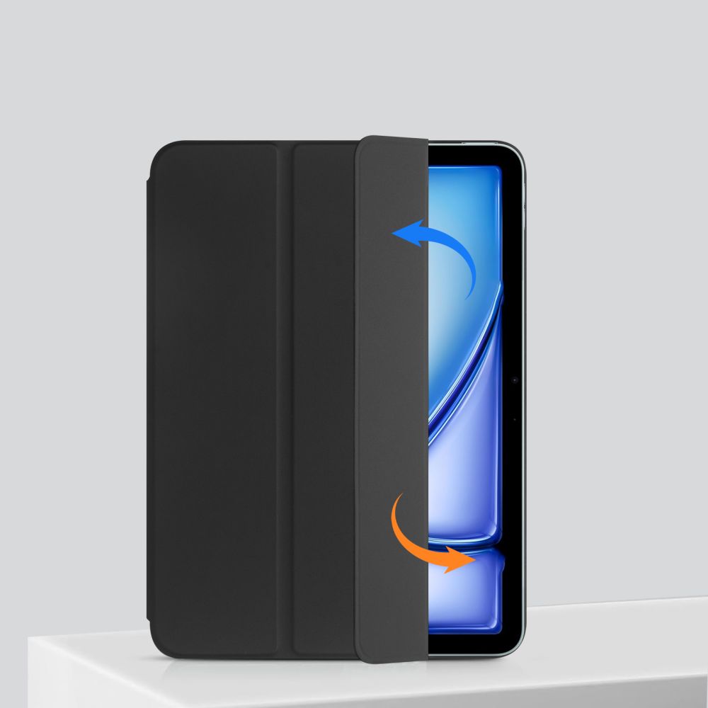 Kaitsekaaned SmartCase Magnetic, Apple iPad Air 11" (2025/2024) / iPad Air 10.9" (2022/2020), must, magnetkinnitusega, Tech-Protect - Image 3