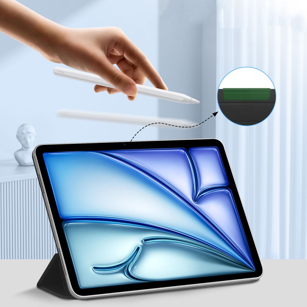 Kaitsekaaned SmartCase Magnetic, Apple iPad Air 11" (2025/2024) / iPad Air 10.9" (2022/2020), must, magnetkinnitusega, Tech-Protect - Image 4