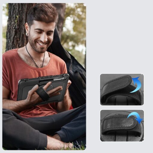 Kaitseümbris Solid360, Samsung Galaxy Tab S10 FE+, must, Tech-Protect - Image 7