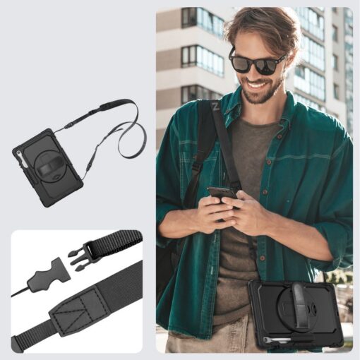 Kaitseümbris Solid360, Samsung Galaxy Tab S10 FE+, must, Tech-Protect - Image 8