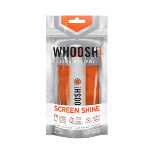 Ekraanipuhastusvahend WHOOSH! 30ml + mikrofiiber puhastuslapp - Image 3