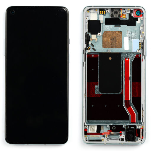 LCD Touchscreen - Lunar Silver, OnePlus 8T - Original (varuosa)