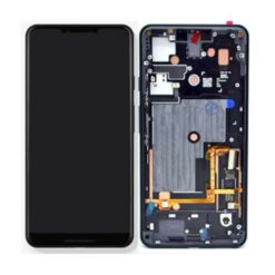 LCD Touchscreen (excl. Adhesive Tape) - Just Black, Google Pixel 3 XL - Original (varuosa)
