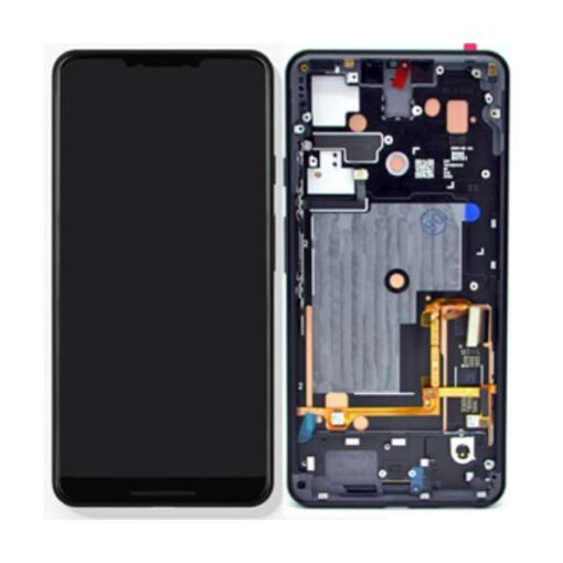 LCD Touchscreen (excl. Adhesive Tape) - Just Black, Google Pixel 3 XL - Original (varuosa)