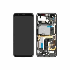 LCD Touchscreen (excl. Adhesive Tape) - Just Black, Google Pixel 4 - Original (varuosa)