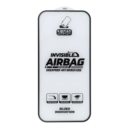 LCD kaitsev karastatud klaas 5D Mr. Monkey Glass (Airbag Anti-Broken) Apple iPhone 14 Pro Max must - Image 2