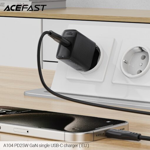 Laadija Acefast A104 25W GaN USB-C must - Image 4