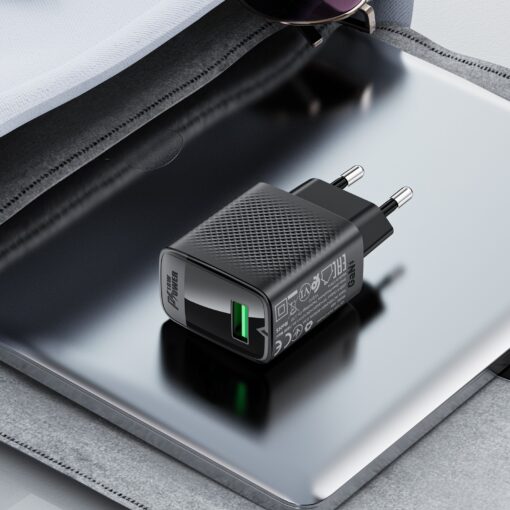 Laadija Acefast A90 18W USB-A must - Image 5