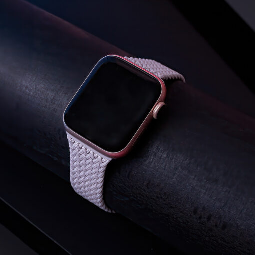 Elastic band S for Apple Watch 42/44/45 mm length 145 mm light gray - Image 4