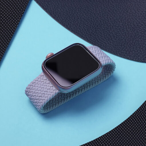 Elastic band S for Apple Watch 42/44/45 mm length 145 mm light gray - Image 6