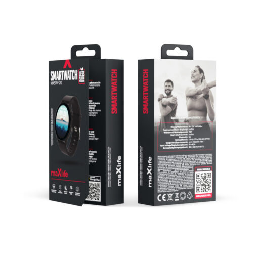 Maxlife smartwatch MXSW-120 black matte - Image 4