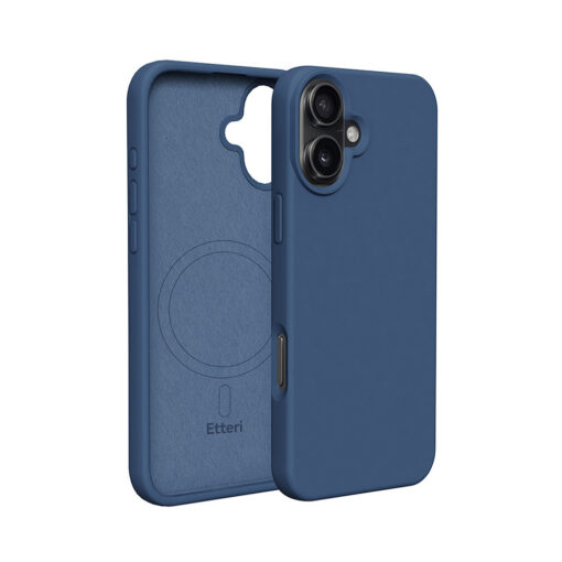 Etteri Silicone Mag case for iPhone 16 6,1" dark blue - Image 14