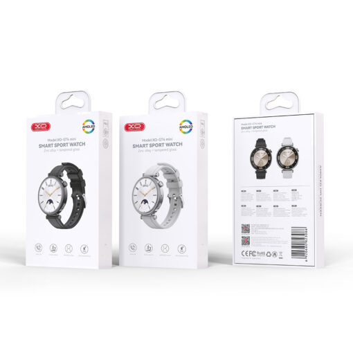XO smartwatch GT4 Mini Amoled silver - Image 5