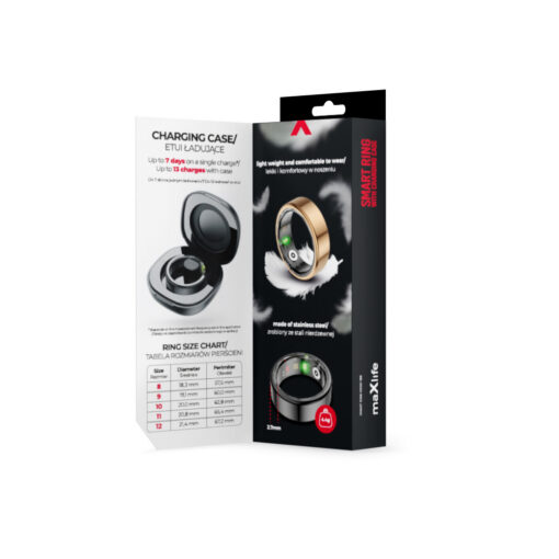 Maxlife smart ring MXSR-100 gold size 12 - Image 7