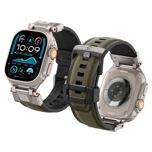 Spigen DuraPro Armor for Apple Watch 6 / 7 / 8 / 9 / 10 / SE / Ultra 1 / 2 (44 / 45 / 46 / 49mm) Military Green - Image 2