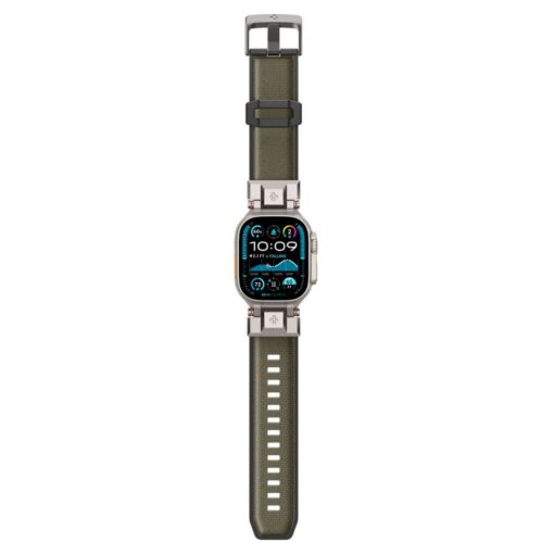 Spigen DuraPro Armor for Apple Watch 6 / 7 / 8 / 9 / 10 / SE / Ultra 1 / 2 (44 / 45 / 46 / 49mm) Military Green - Image 4