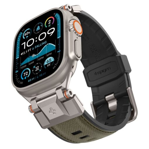 Spigen DuraPro Armor for Apple Watch 6 / 7 / 8 / 9 / 10 / SE / Ultra 1 / 2 (44 / 45 / 46 / 49mm) Military Green - Image 7