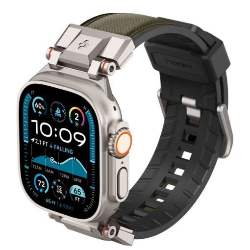 Spigen DuraPro Armor for Apple Watch 6 / 7 / 8 / 9 / 10 / SE / Ultra 1 / 2 (44 / 45 / 46 / 49mm) Military Green - Image 8