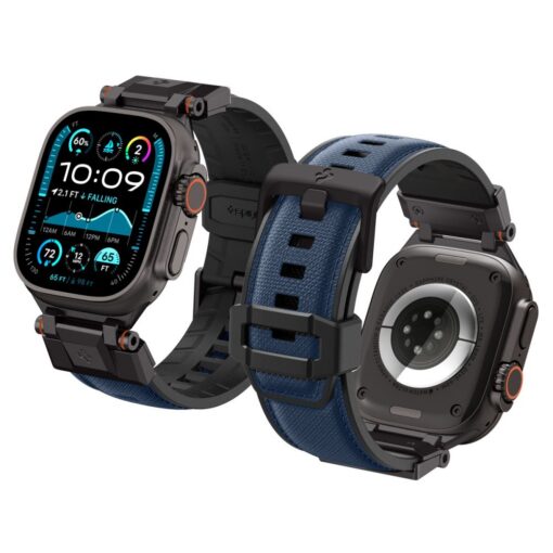 Spigen DuraPro Armor for Apple Watch 6 / 7 / 8 / 9 / 10 / SE / Ultra 1 / 2 (44 / 45 / 46 / 49mm) Navy Blue - Image 2