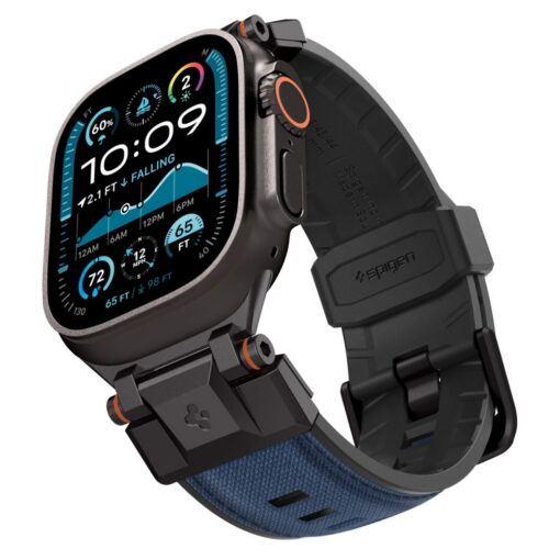 Spigen DuraPro Armor for Apple Watch 6 / 7 / 8 / 9 / 10 / SE / Ultra 1 / 2 (44 / 45 / 46 / 49mm) Navy Blue - Image 7