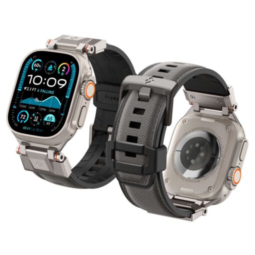 Spigen DuraPro Armor for Apple Watch 6 / 7 / 8 / 9 / 10 / SE / Ultra 1 / 2 (44 / 45 / 46 / 49mm) Gray - Image 2